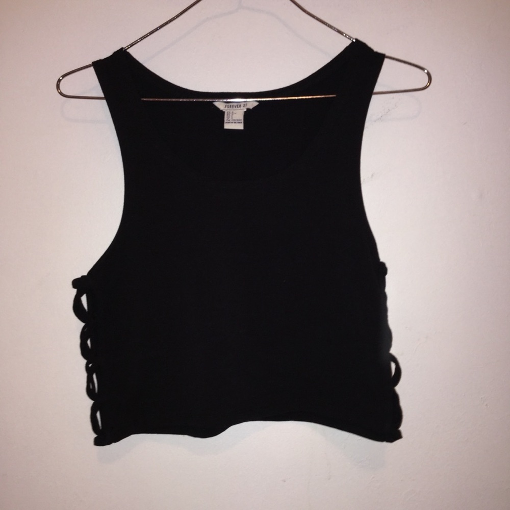 Black Cropped Tank | Forever21